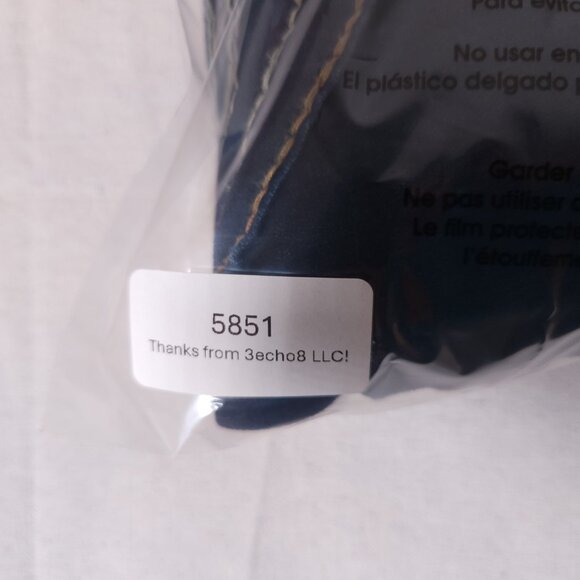 Big Star Liv Blue Jeans Womens 27L Dark Blue Denim Stretch Pants Thick Stitch - Picture 16 of 16